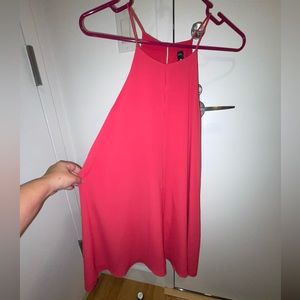Pink Spaghetti Strap Dress